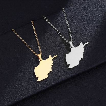 Map Necklace