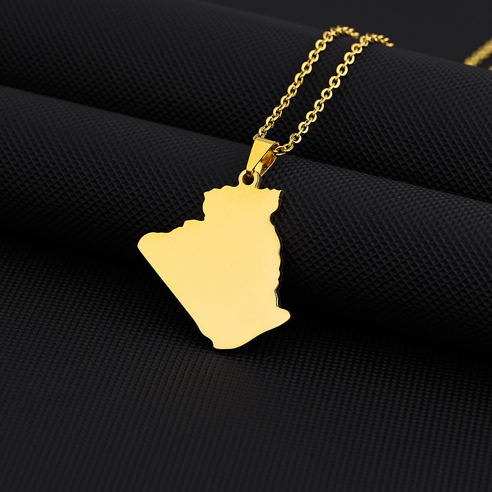 Map Necklace