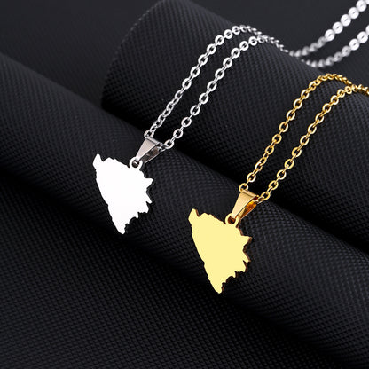 Map Necklace