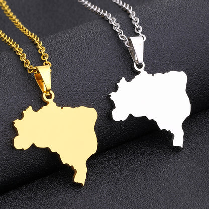 Map Necklace