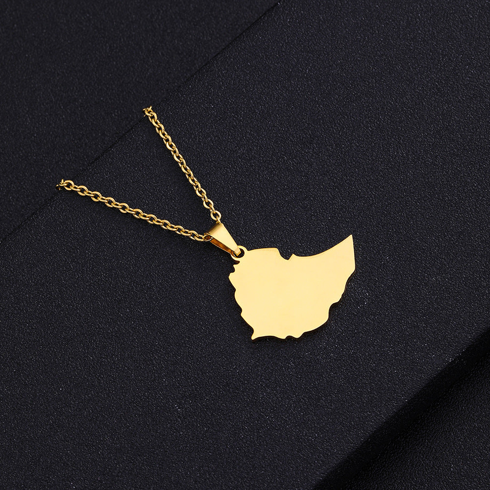 Map Necklace