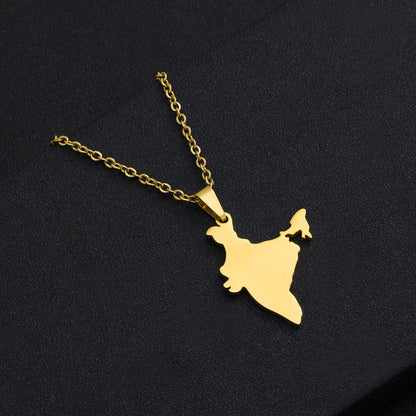 Map Necklace