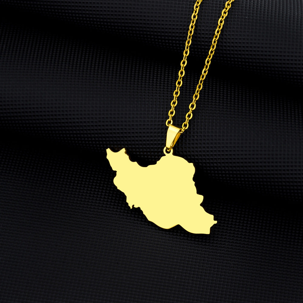 Map Necklace