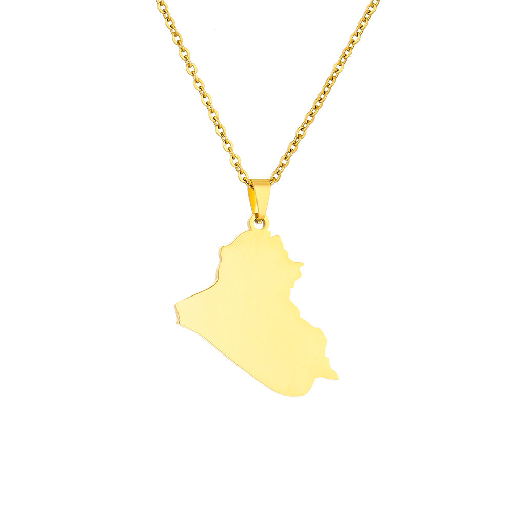 Map Necklace