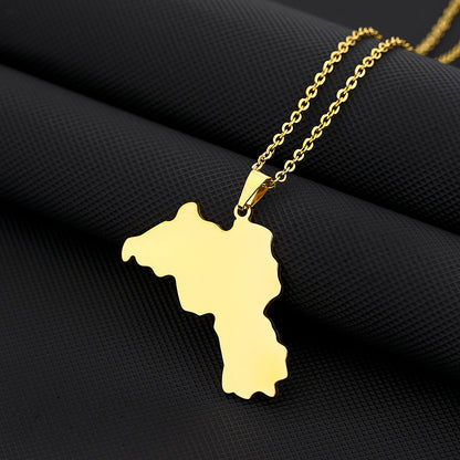 Map Necklace