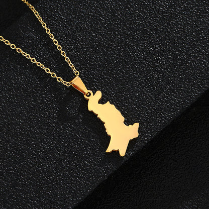 Map Necklace