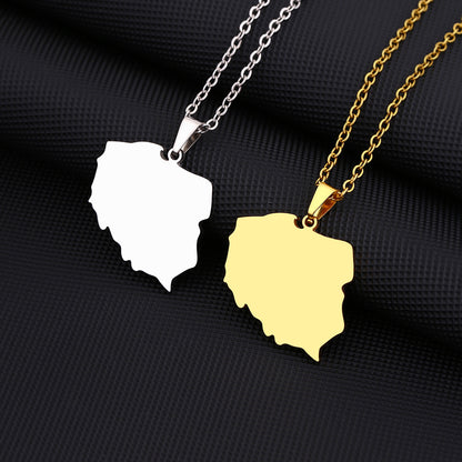 Map Necklace