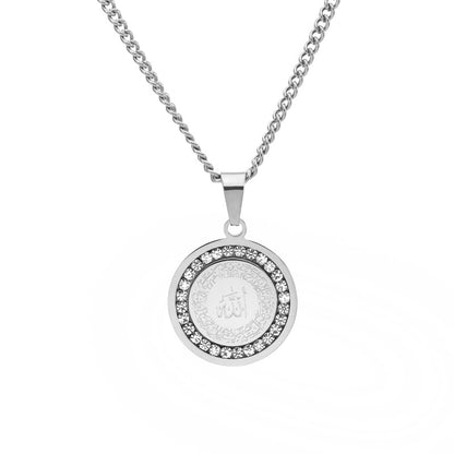 Islamic Necklace Zirconia 'Ayatul Kursi'