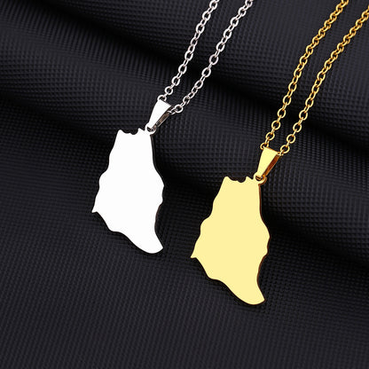 Map Necklace