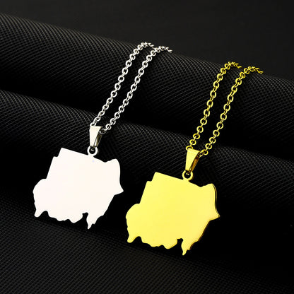 Map Necklace