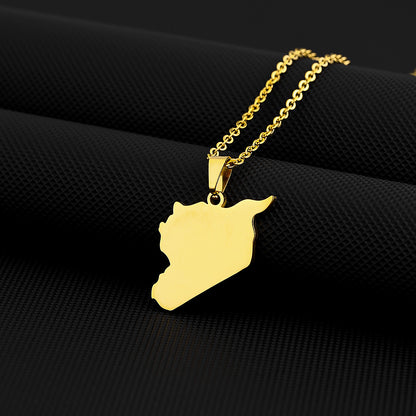 Map Necklace