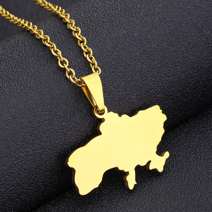 Map Necklace