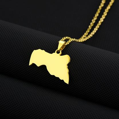 Map Necklace