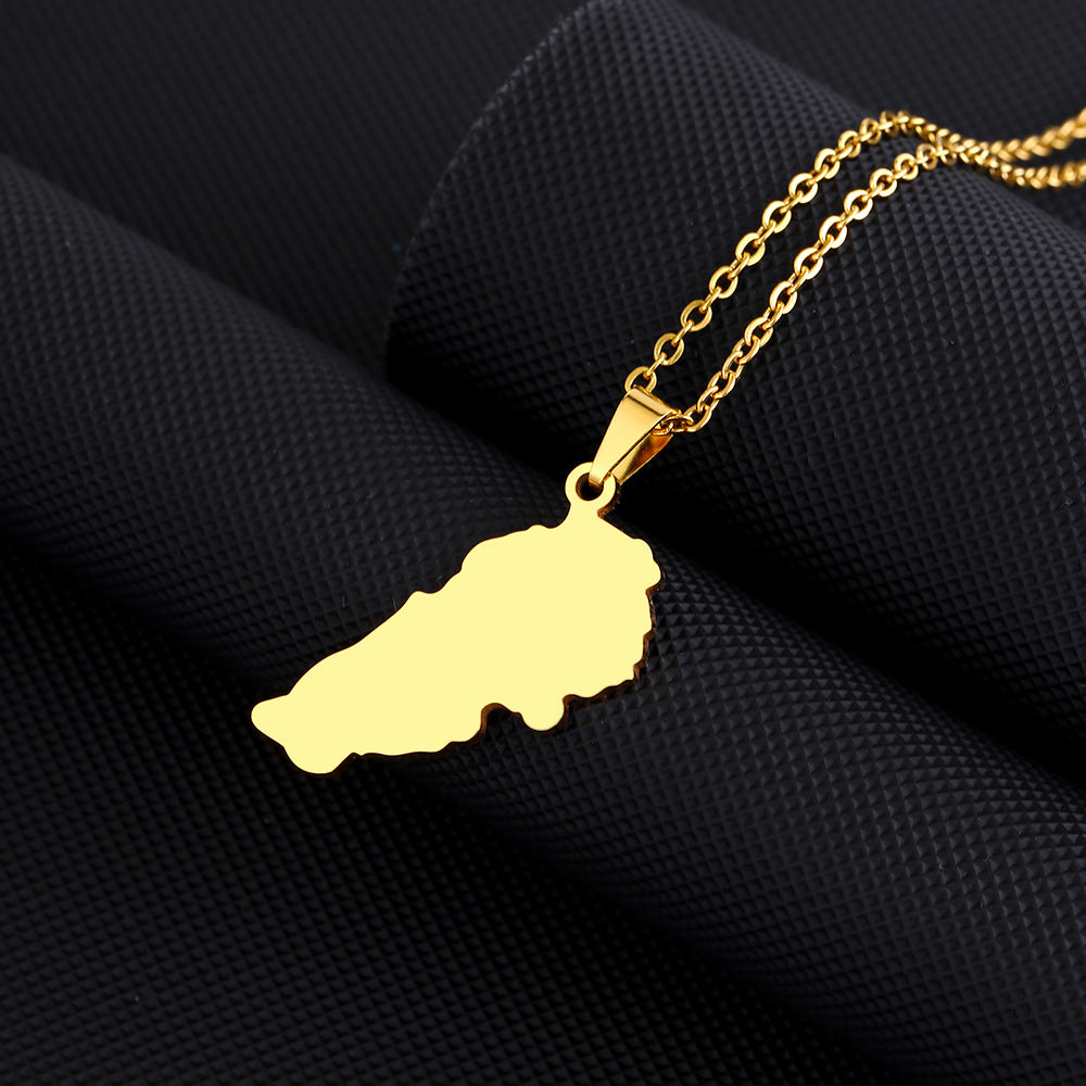 Map Necklace