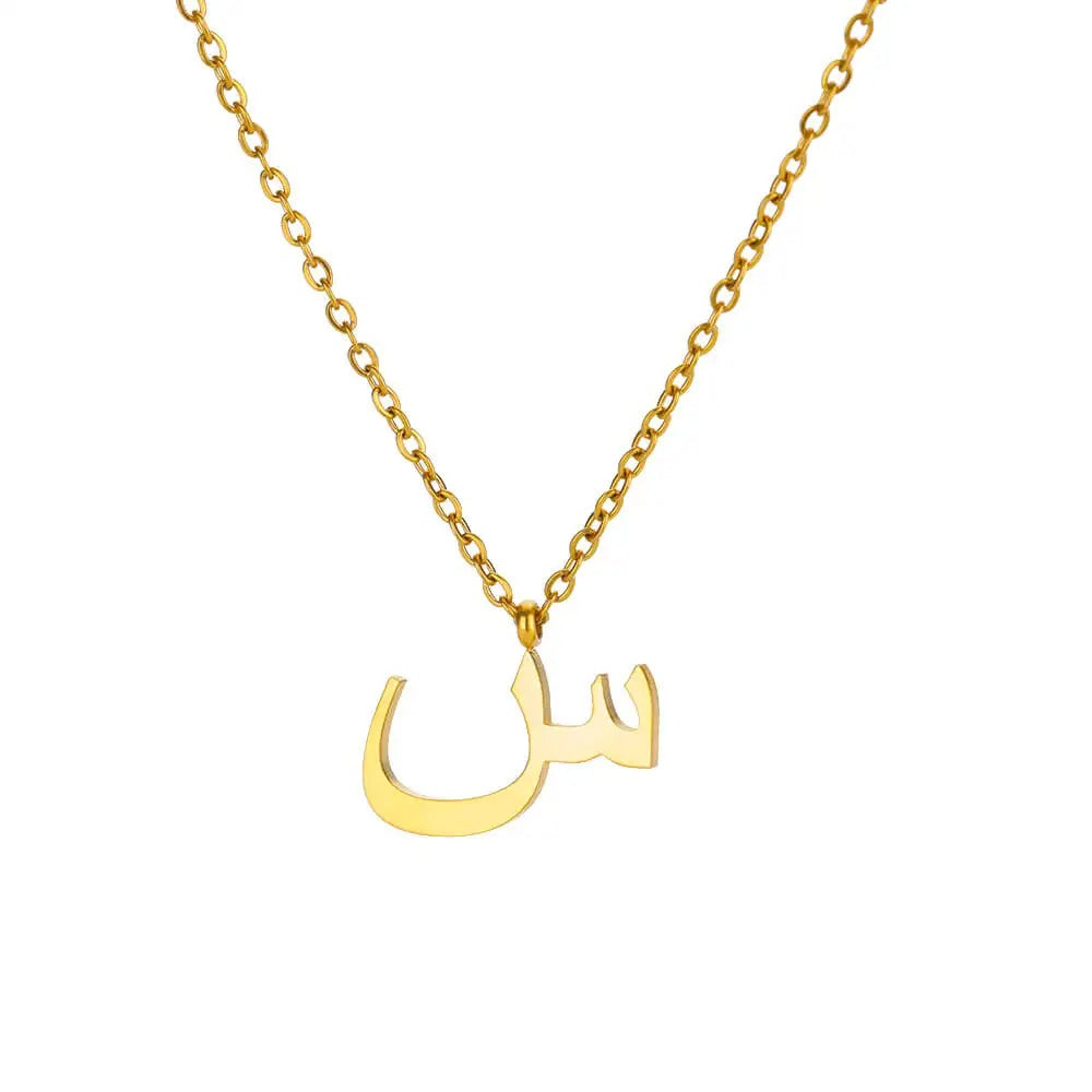 Necklace with Arabic letters 