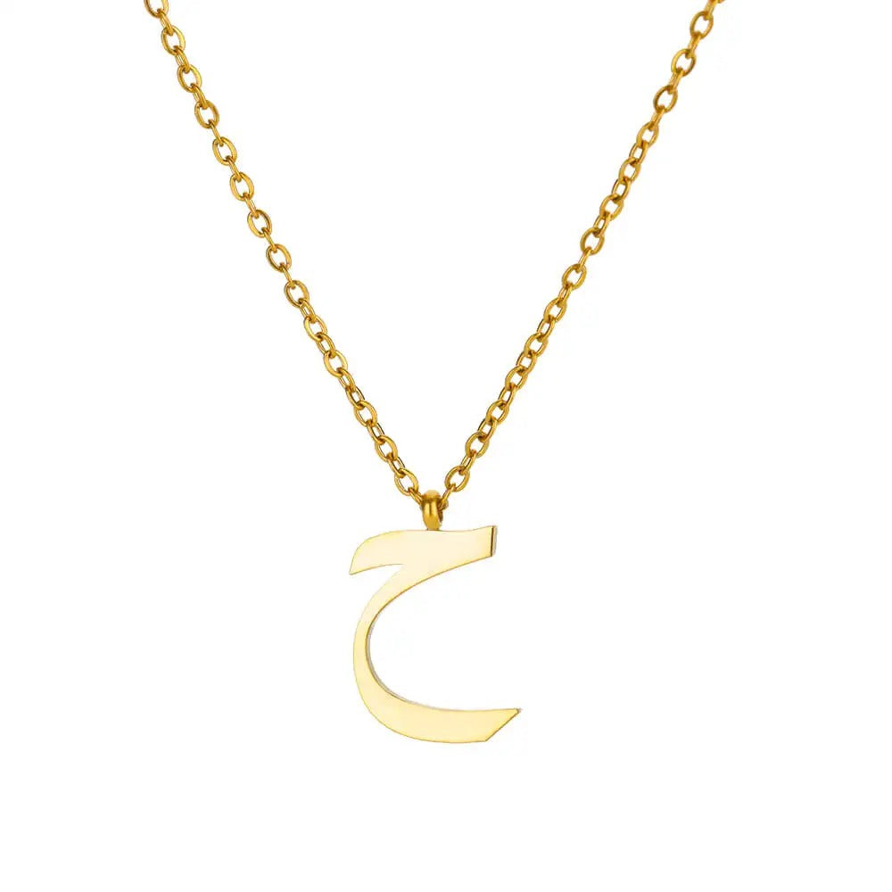 Necklace with Arabic letters 