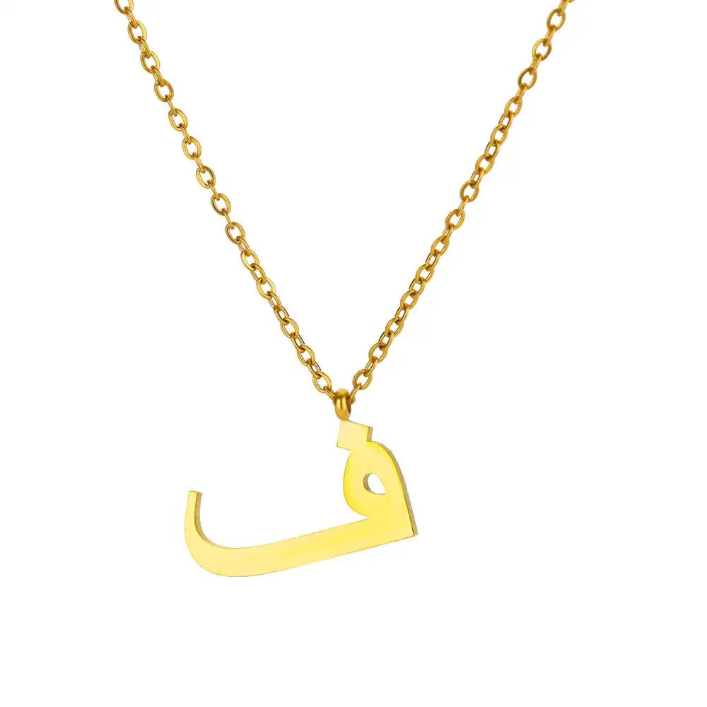 Necklace with Arabic letters 